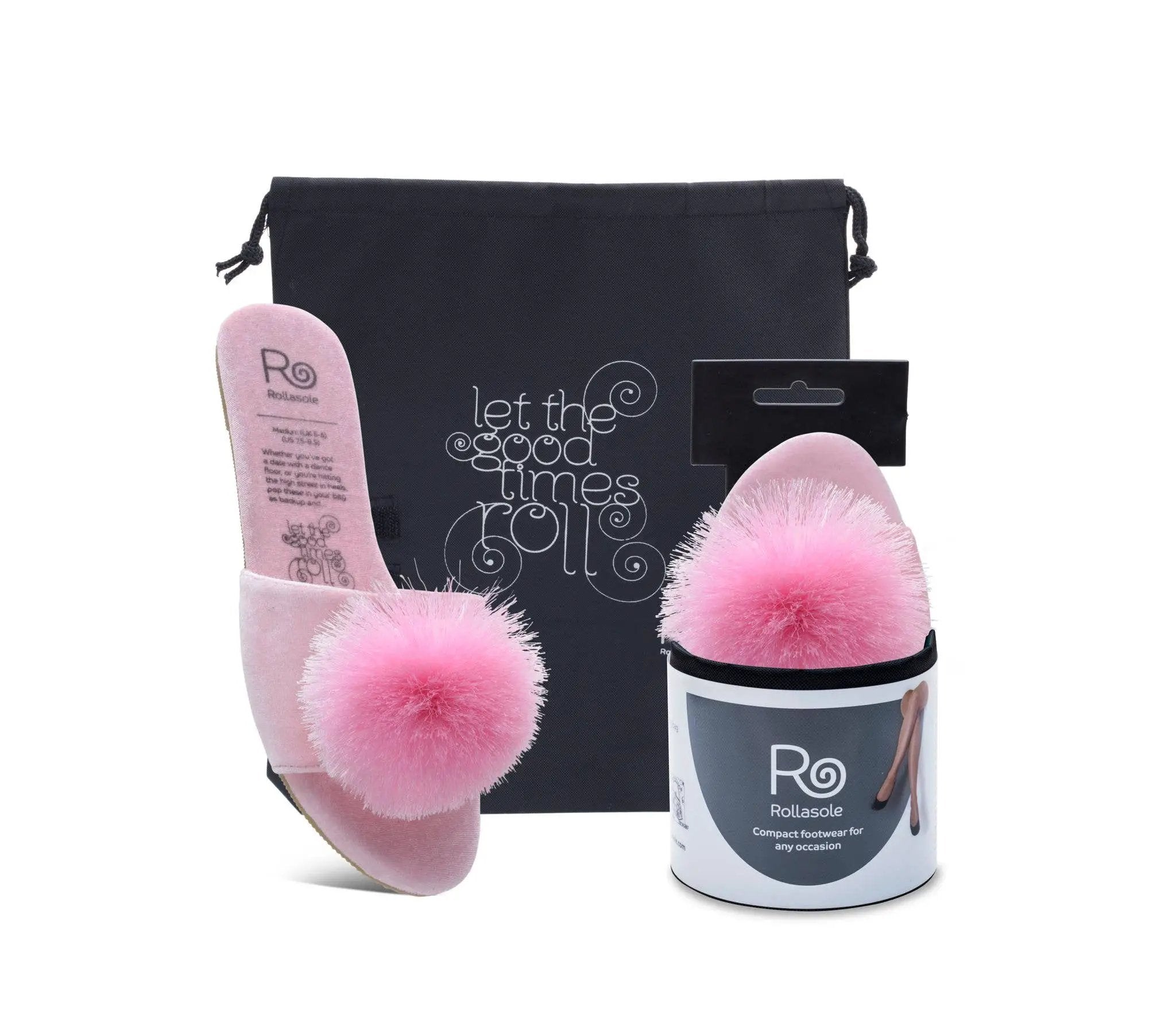 Rollasole Pillow Talk Pom Pom Slippers - Flats