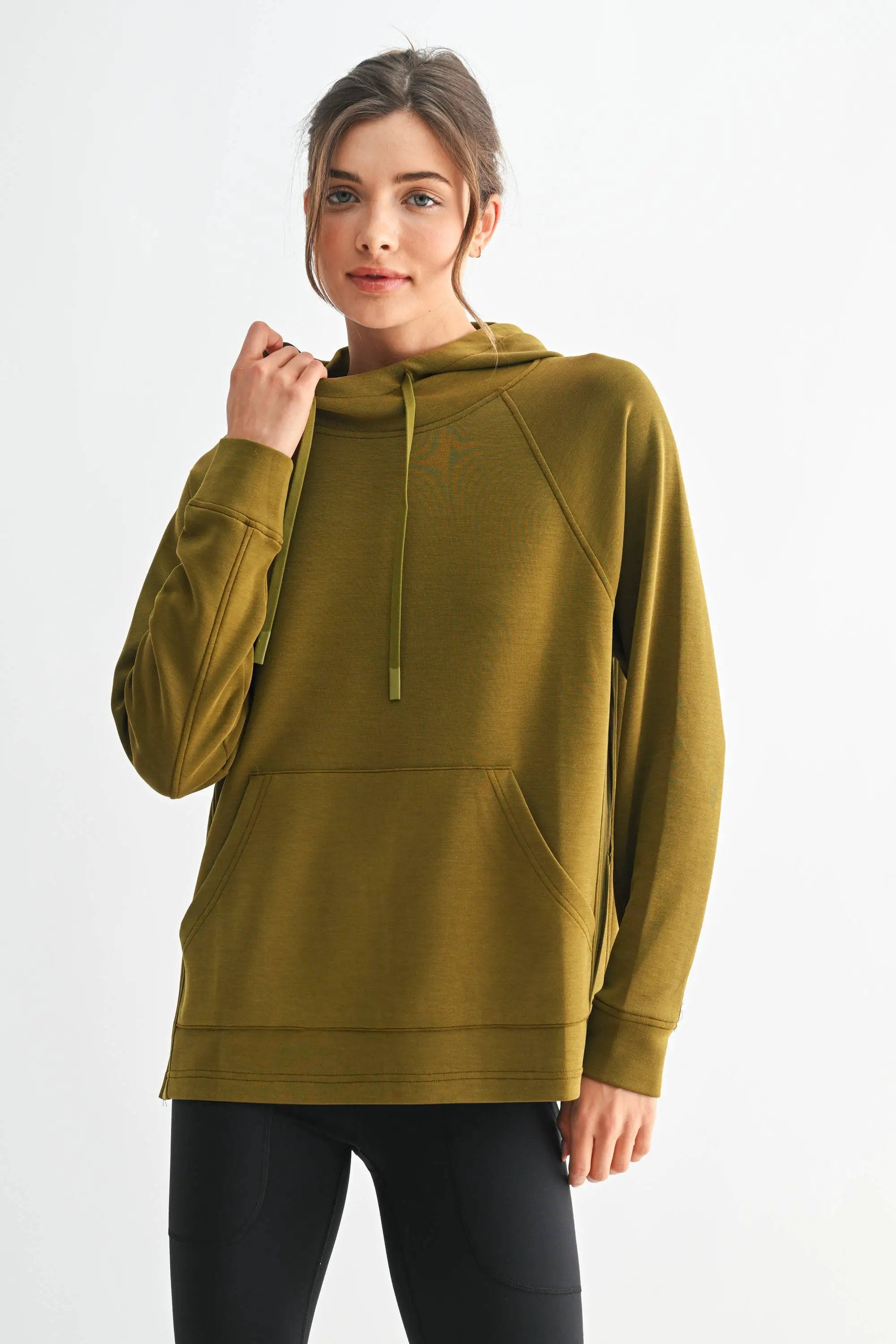 Mono B Mono B - Laguna Dune Hoodie in Camo Green - Hoodies Mono B - Laguna Dune Hoodie