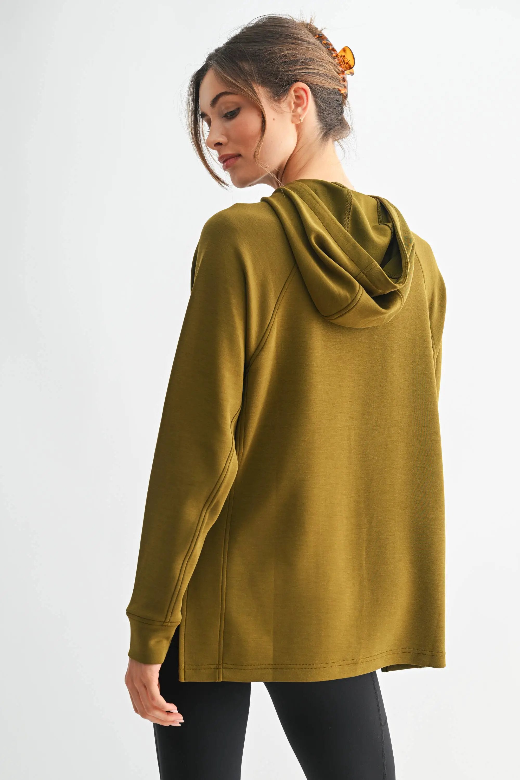Mono B Mono B - Laguna Dune Hoodie in Camo Green - Hoodies Mono B - Laguna Dune Hoodie
