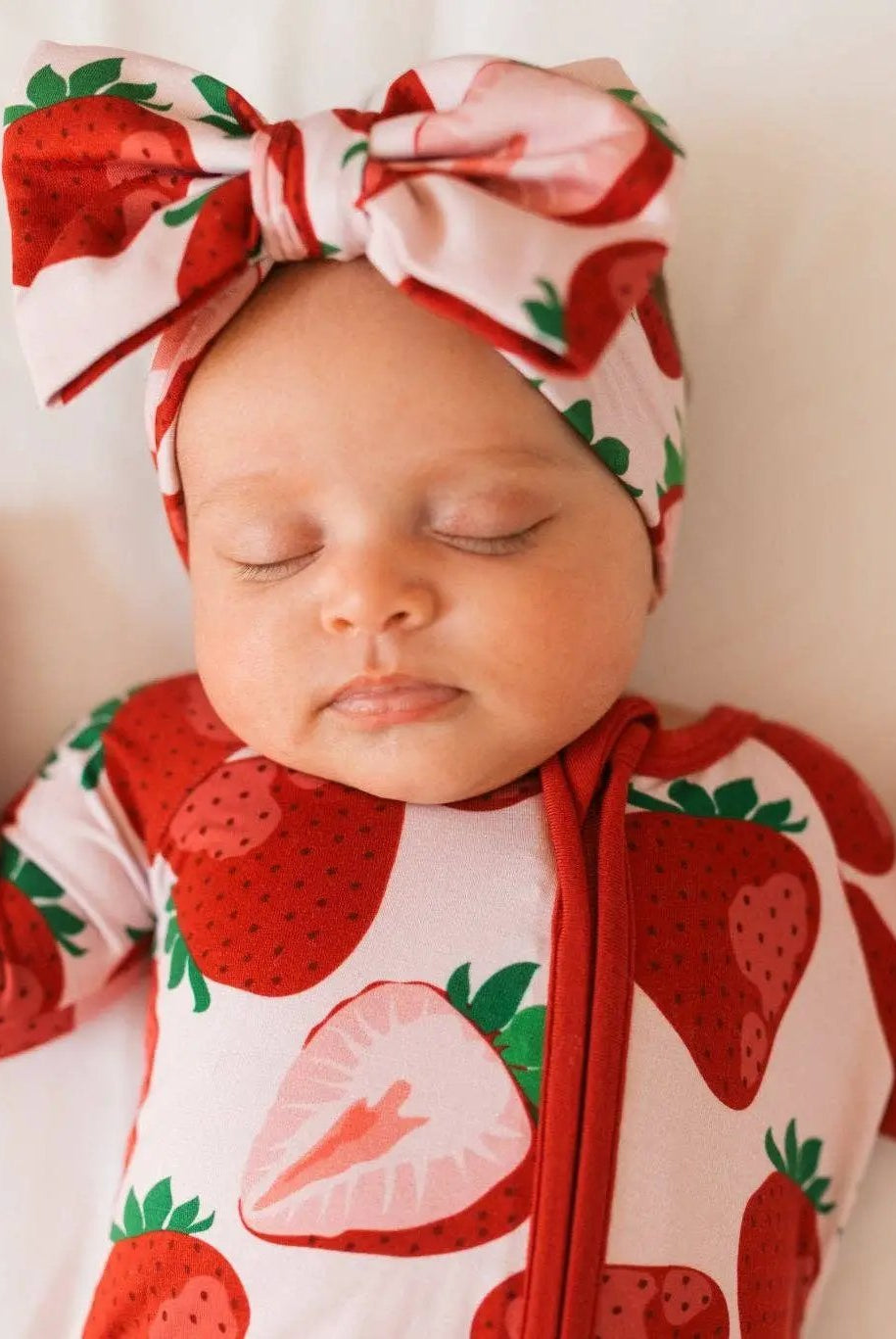 Jammie Session formerly Big Dreams Little Jammies Berry Sweet Bamboo Romper - Baby One-Pieces