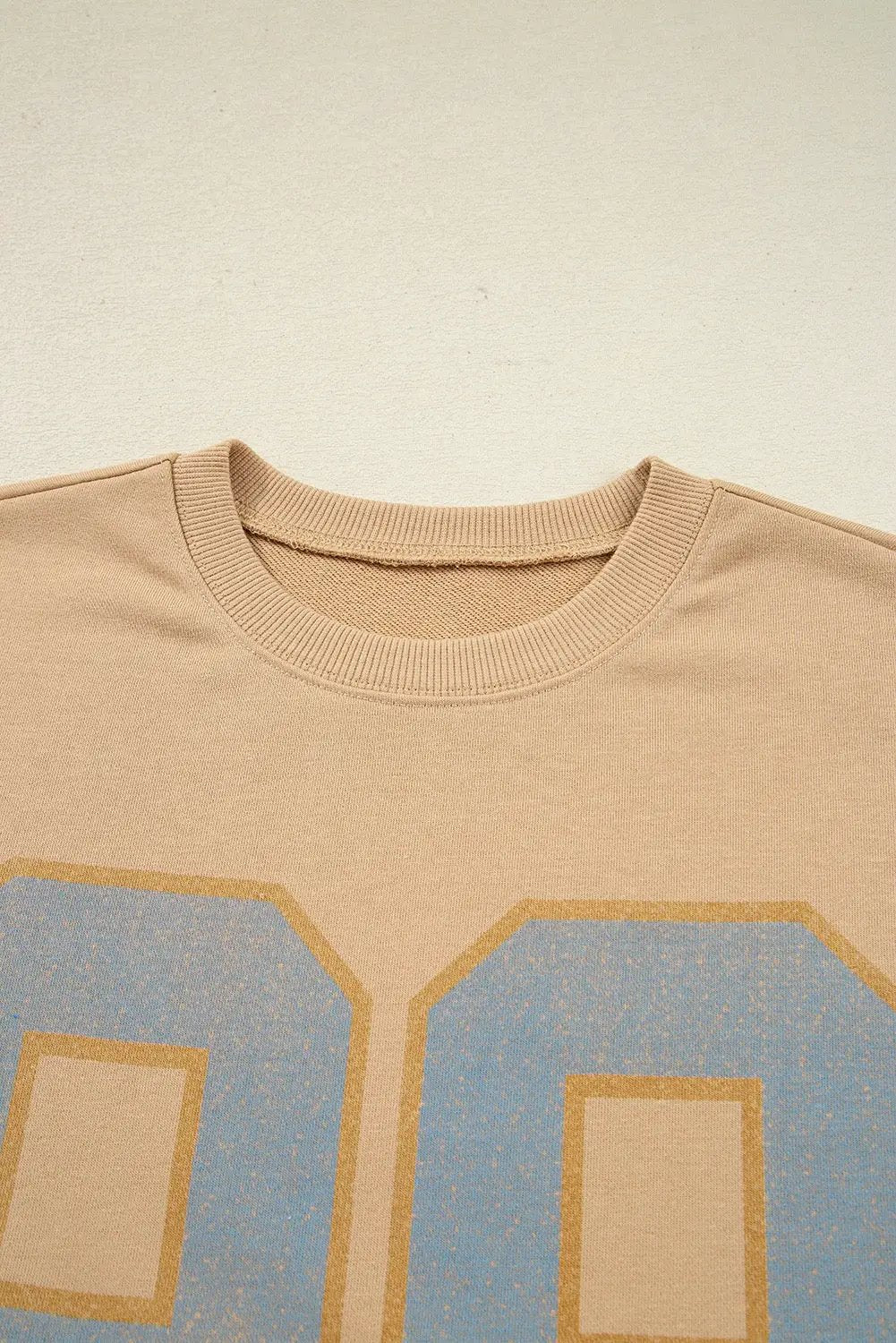 Grateful Threads Boutique Game Day Vibes Khaki “88” Oversized Sweatshirt - Sweatshirts