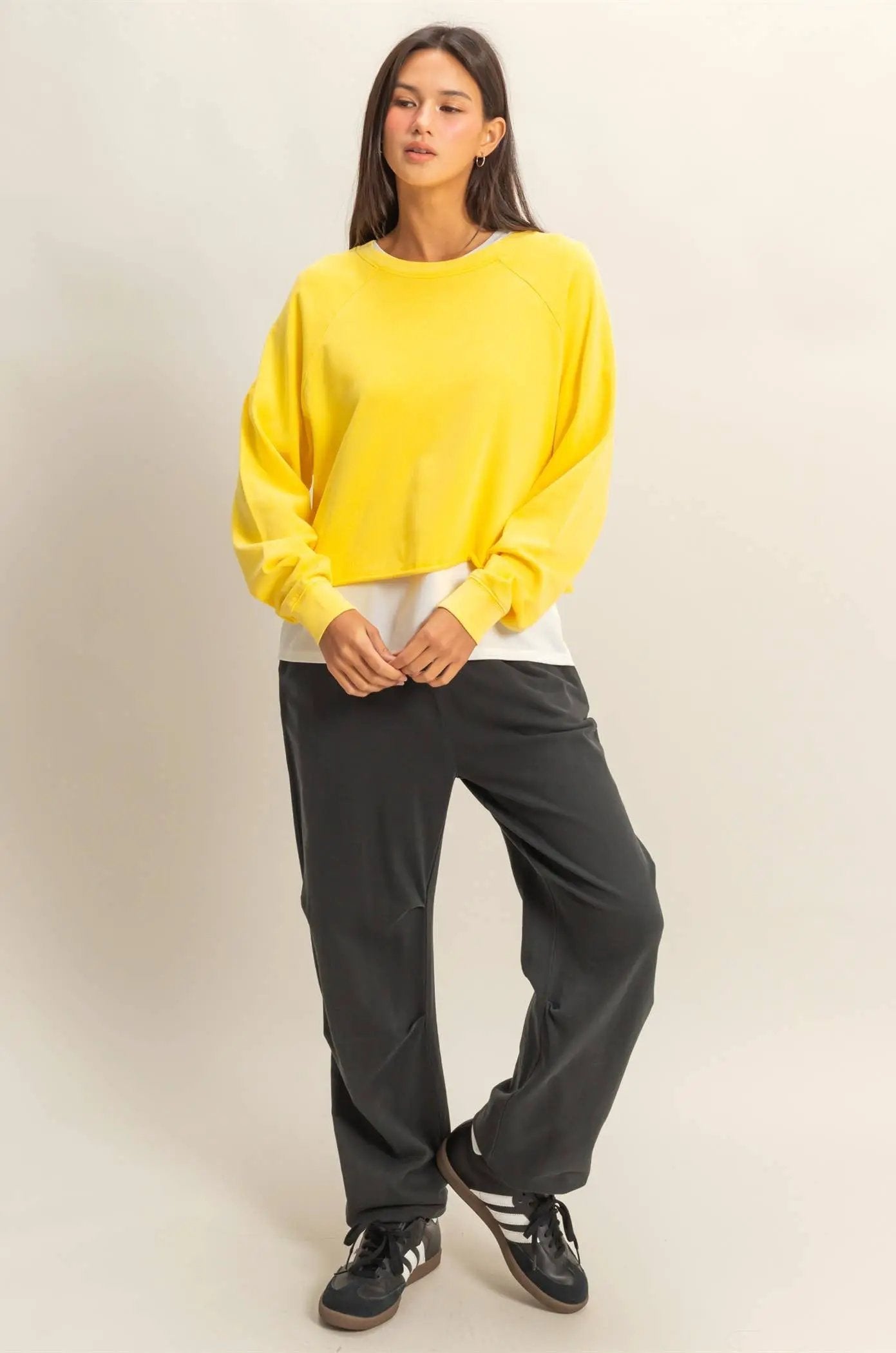 HYFVE HYFVE - Banana Cream Raglan Long Sleeve Top - Shirts