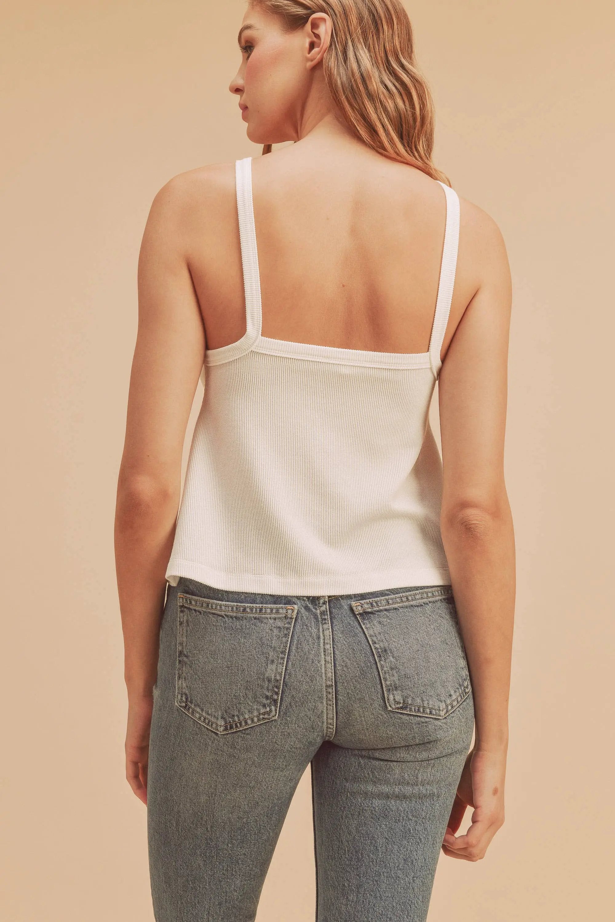 AEMI + CO AEMI + CO - Alyx Tank: White - Tank Tops