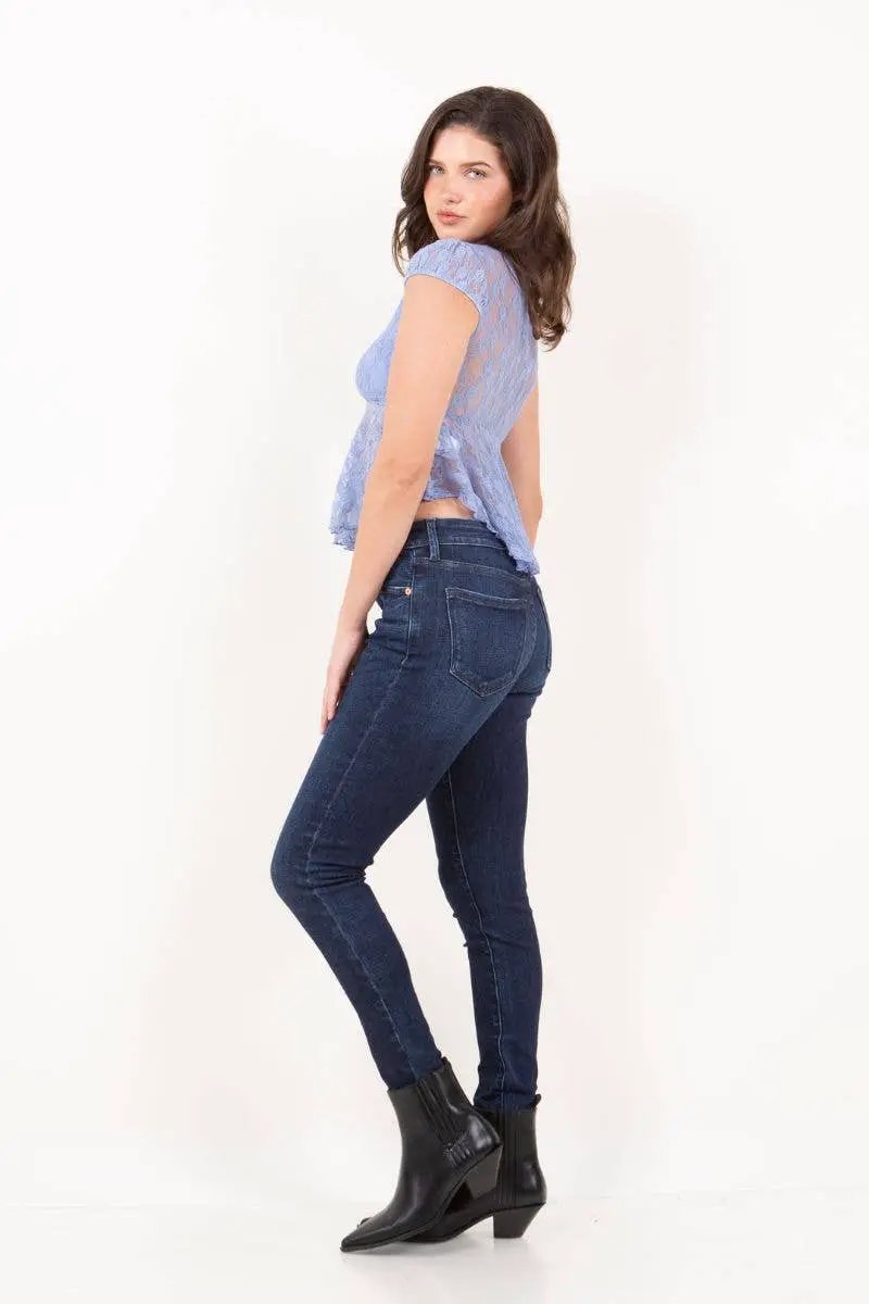 ARTEMIS VINTAGE Artemis Vintage Corset High Rise Super Stretch Skinny Jeans - Jeans