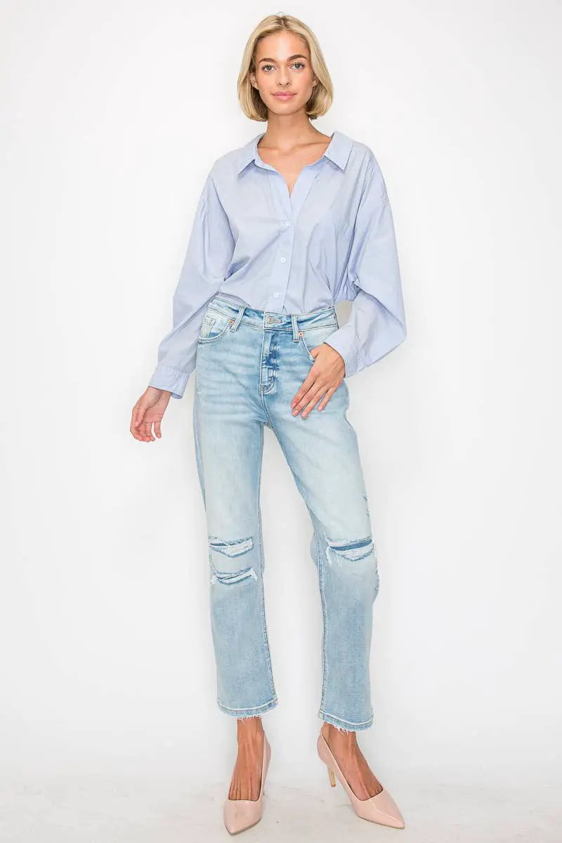 ARTEMIS VINTAGE Artemis Vintage High Rise Straight Jeans - Jeans