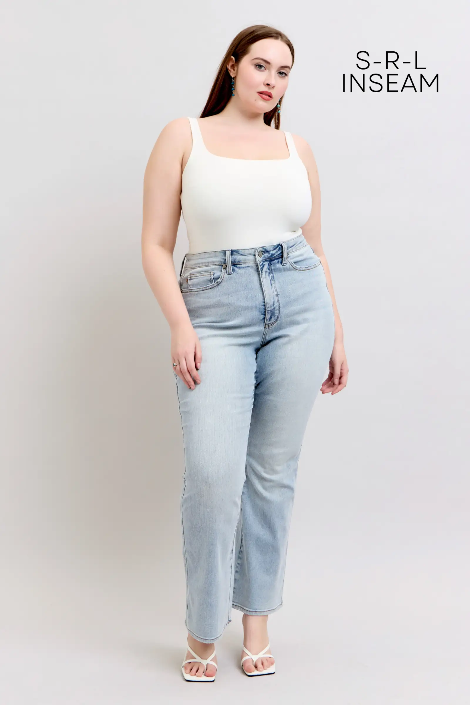 Judy Blue The High Waist Tummy Control Bootcut CURVY Denim Jeans: SHORT & REG Inseam - Jeans Judy Blue High Waisted Tummy Control Bootcut Jeans