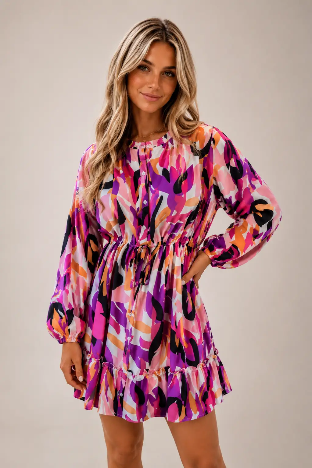 JODIFL The Electric Bloom Dress - Dresses