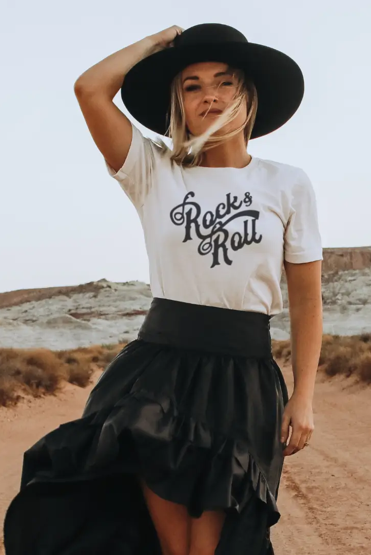 Funk Town Tees Funk Town Tees - Rock and Roll Graphic Tee - T-Shirts