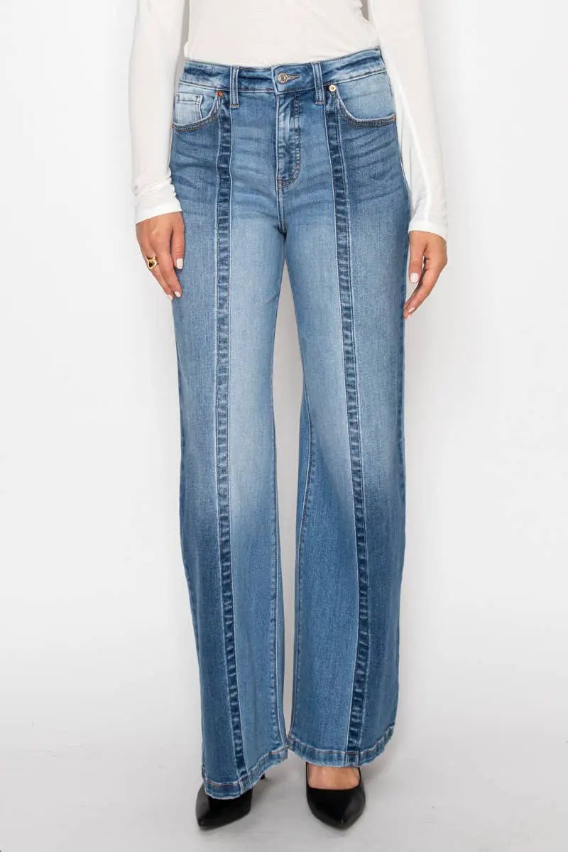 ARTEMIS VINTAGE The Artemis “Clean Slate” Eco-Friendly Ultra High-Rise Tummy Control Flare Jeans - Jeans