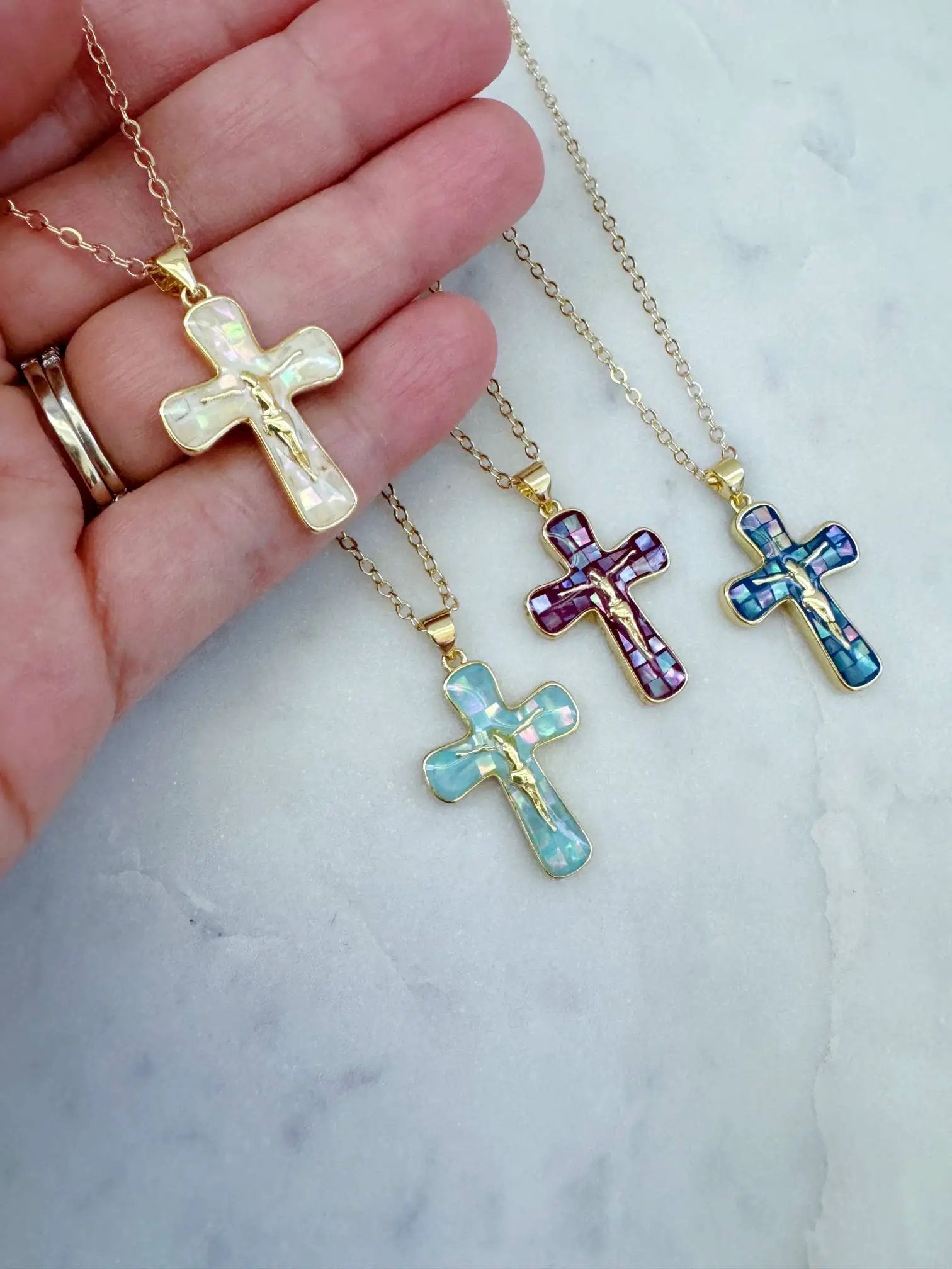 Laalee Jewelry Religious Jewelry, Crucifix Cross Necklace, Religious Gift - Necklaces