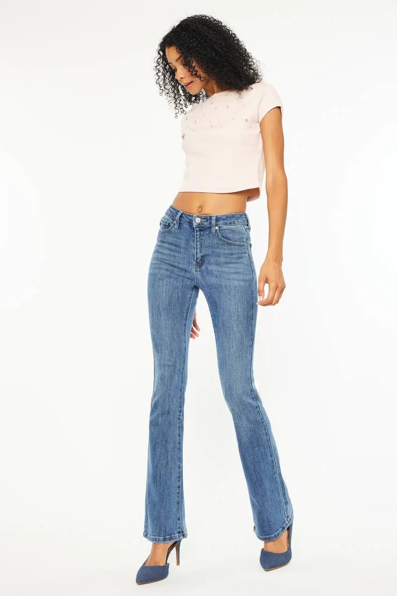 KanCan KanCan Ami High Rise Medium Wash Denim Bootcut Jeans - Jeans KanCan Ami High Rise Medium Wash Bootcut Denim Jeans