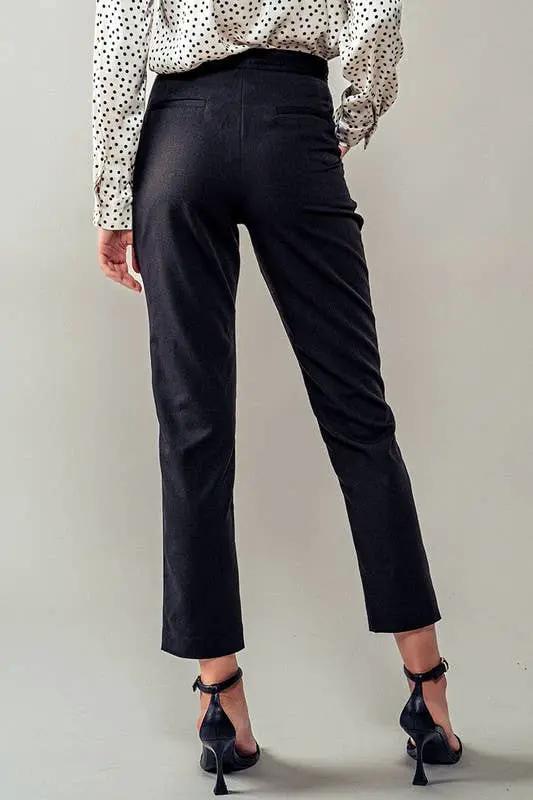 Urban Daizy Metro Chic Cropped Trousers - Trousers
