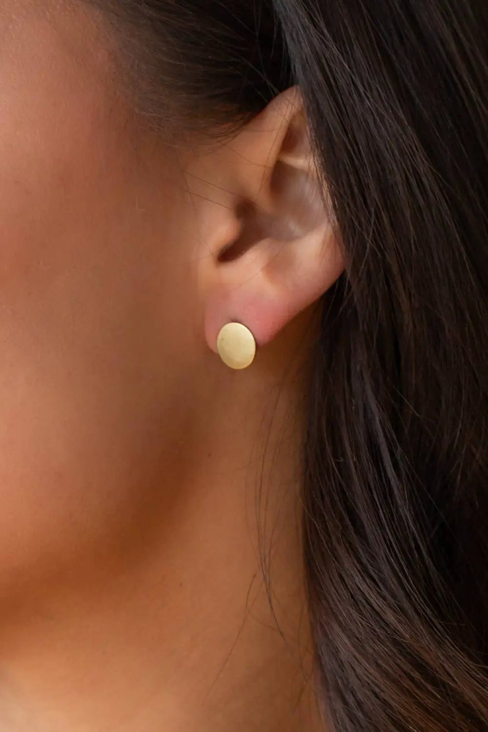 Panache Apparel Co. The Gold Circle Stud Earrings - Earrings