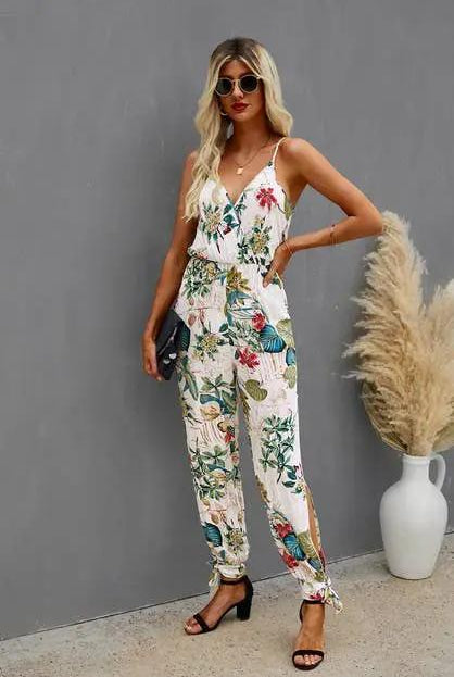 Supreme Fashion The Botanical Bliss Jumpsuit - One-Pieces The Botanical Bliss Jumpsuit
