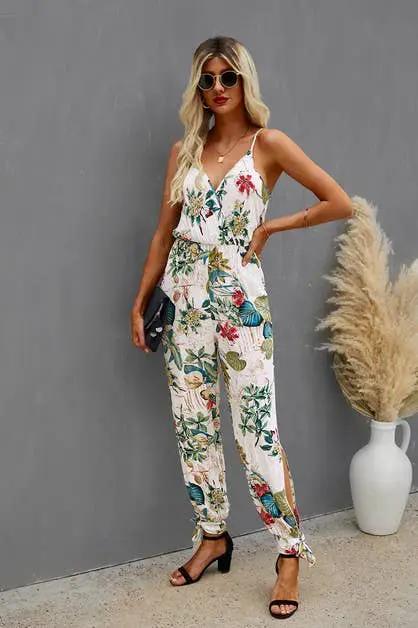 Supreme Fashion The Botanical Bliss Jumpsuit - One-Pieces The Botanical Bliss Jumpsuit