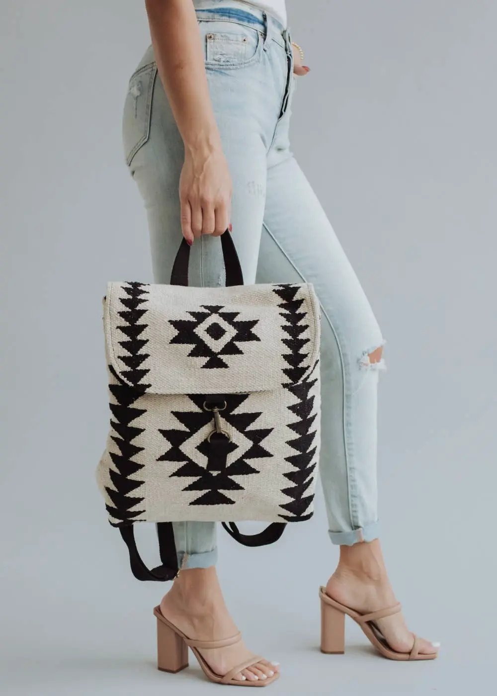 Panache Apparel Co. The Desert Rhythm Aztec Backpack - Backpacks