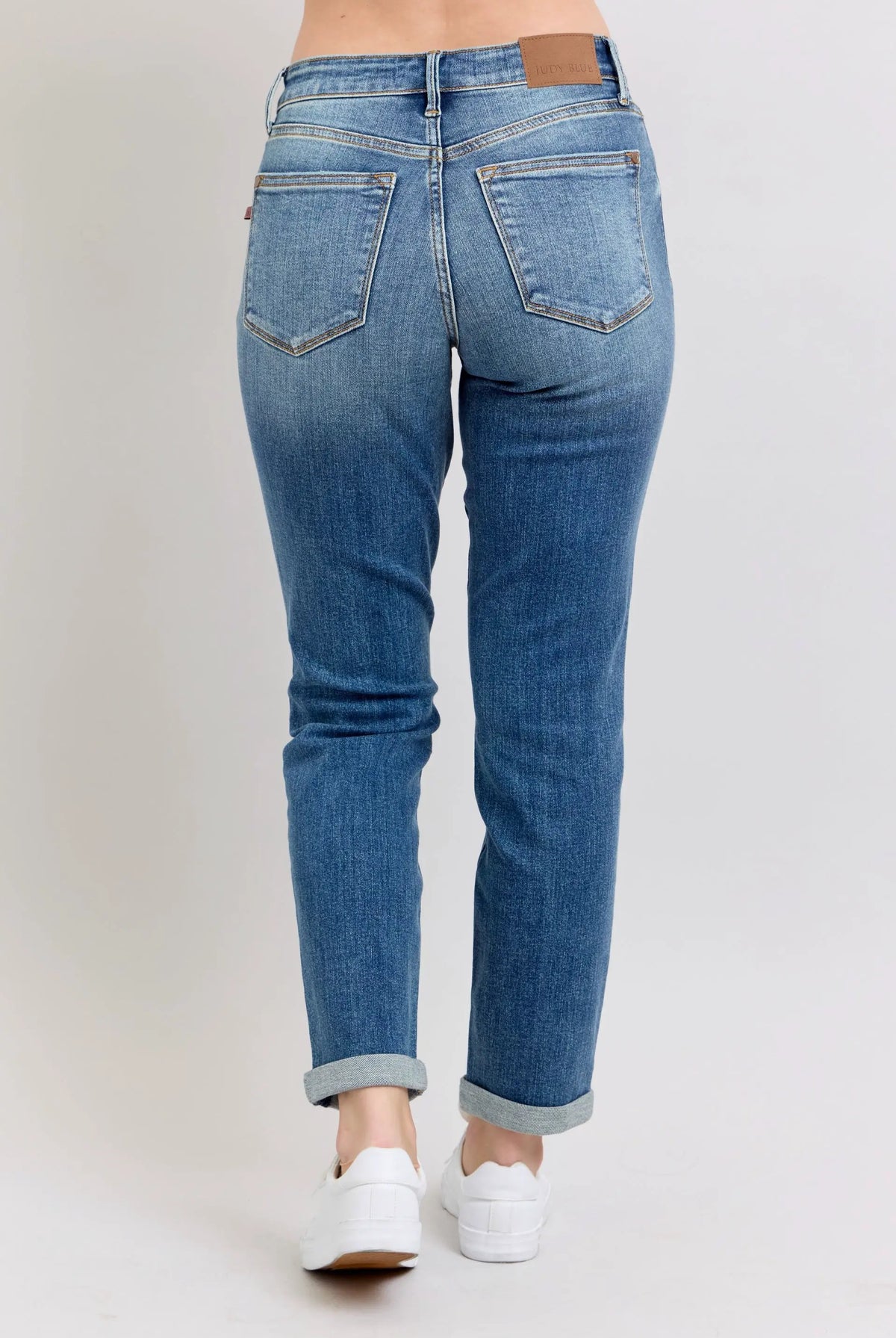 Judy Blue Judy Blue Mid Rise Vintage Boyfriend Jeans – REGULAR & PLUS Sizes - Jeans judy blue boyfriend jeans