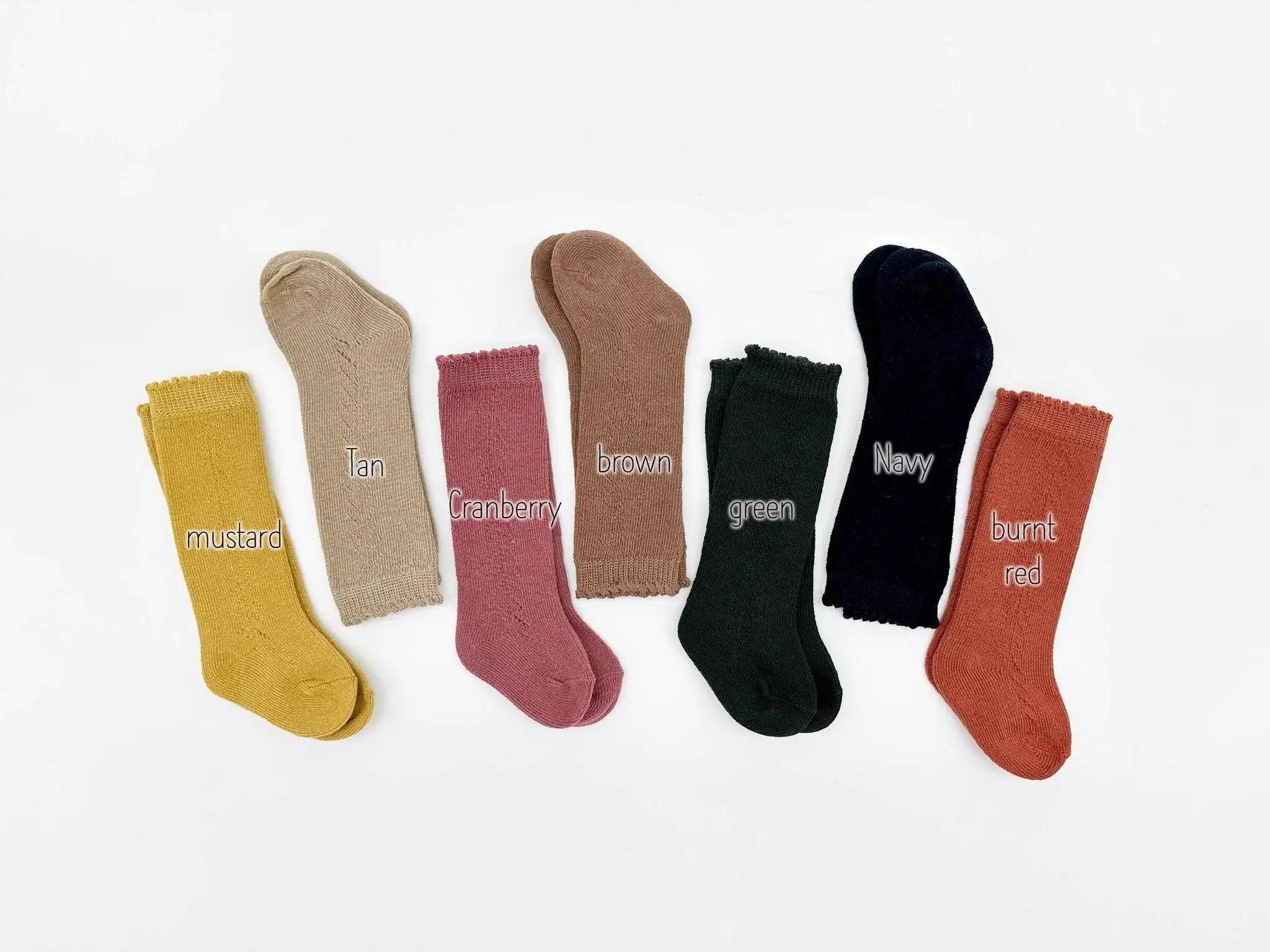 OLIVE & CRADLE Classic Knee-High Socks - Socks