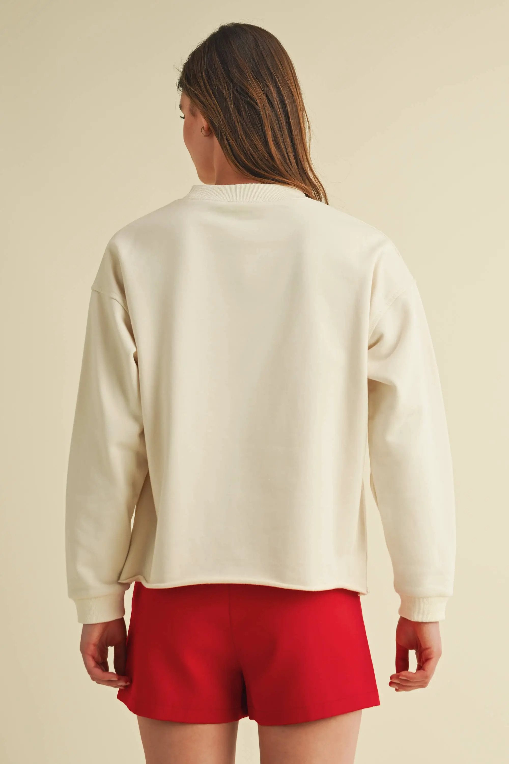 Cloud Ten Cloud Ten - 'AL' Crimson Tide Print Pullover Sweater - Sweatshirts