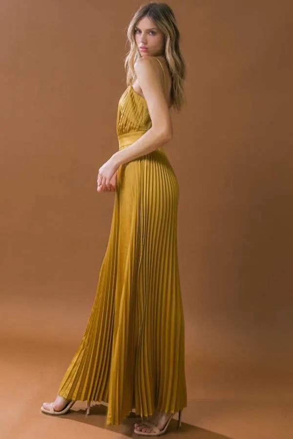 FLYING TOMATO The Sunlit Grace Wide Leg Jumpsuit - One-Pieces