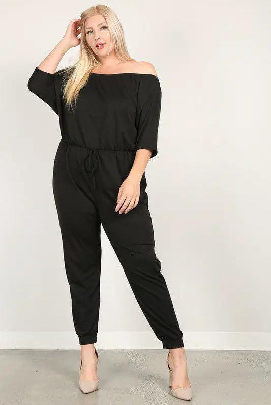 Haute Fox The Curvy Power Move Jumpsuit - One-Pieces