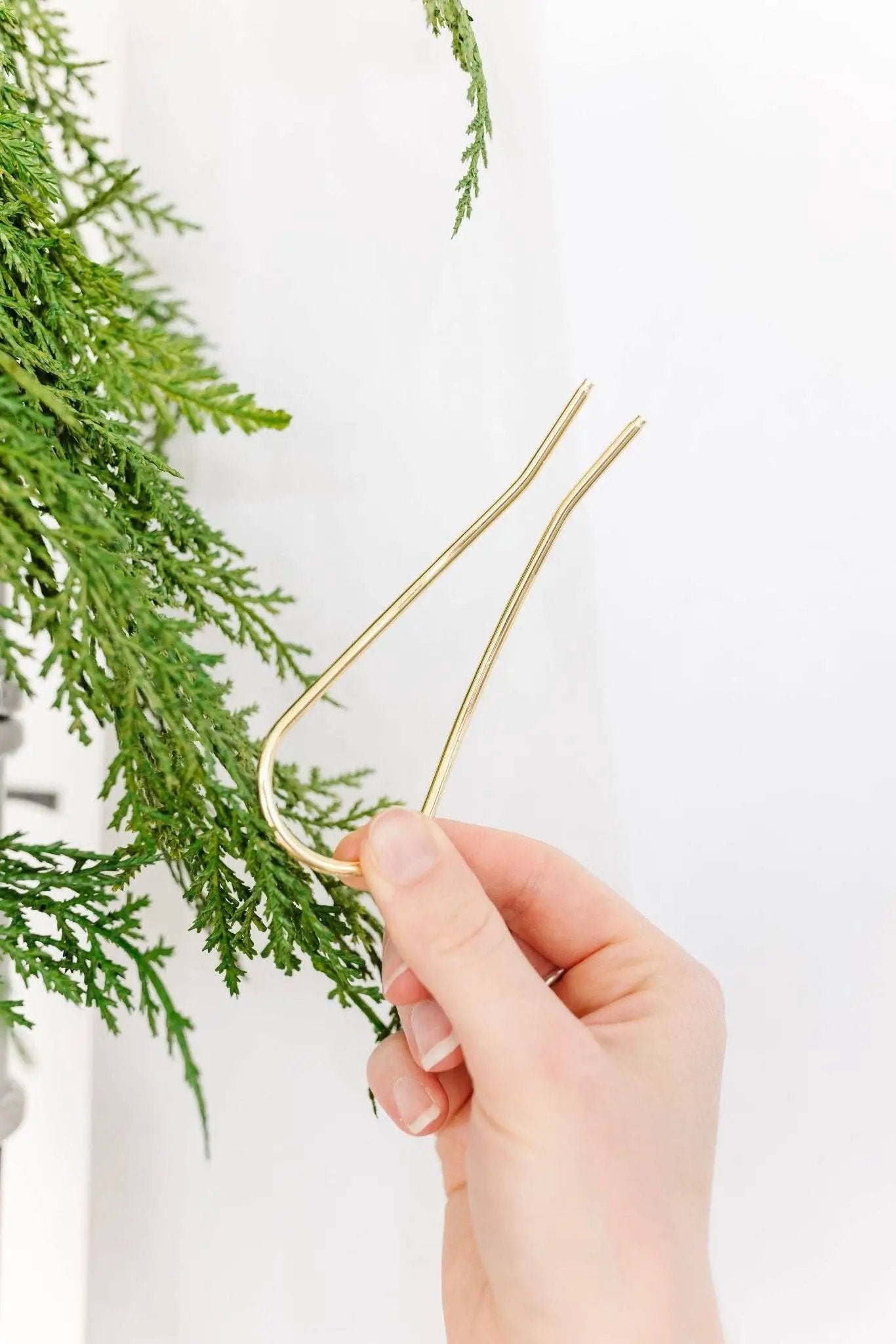 Shop ANDi The Simple Gold Messy Bun Pin - Hair Pins, Claws & Clips Gold U Shape Hairpin