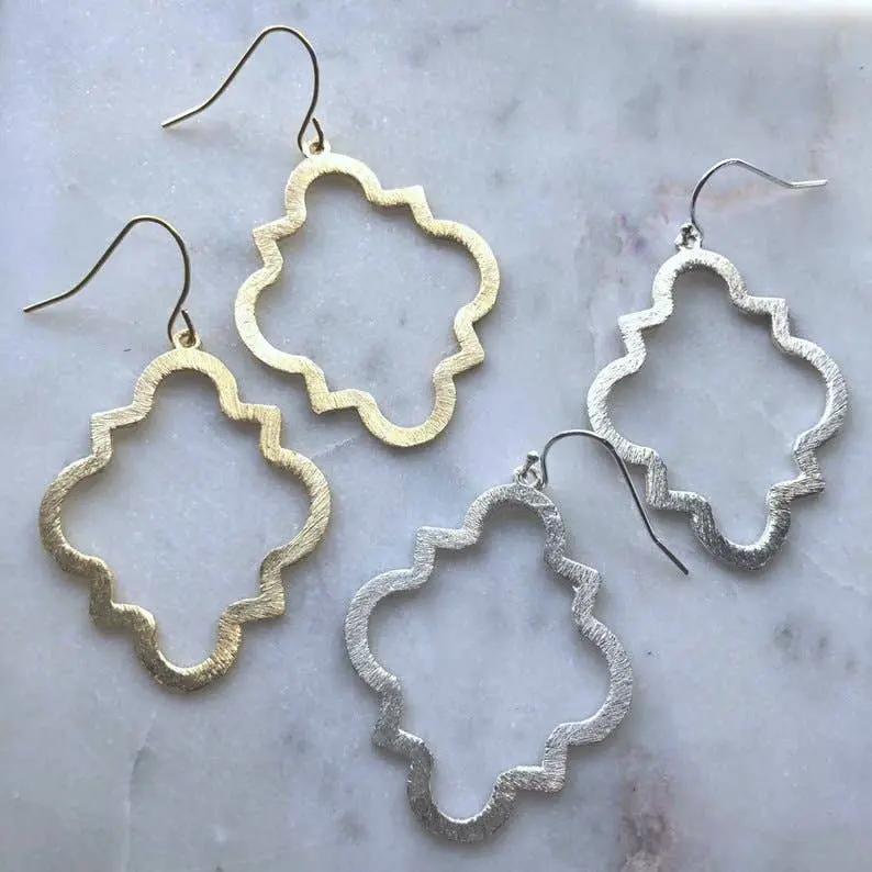 Laalee Jewelry The Sutton Matte Statement Earrings - Earrings