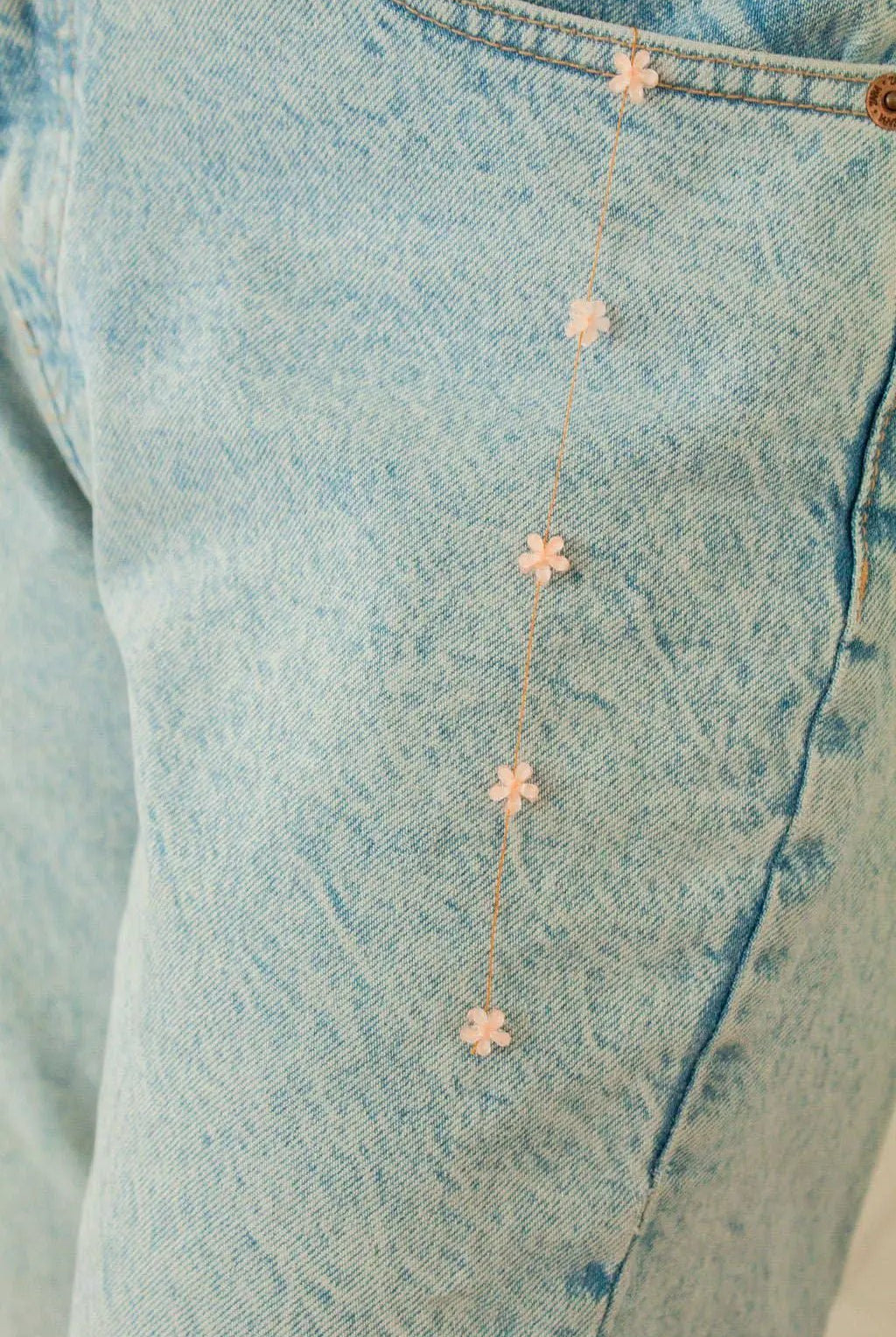 Shop ANDi The Crystal Peach Blossom Whisper Hair Chain - Hair Accessories hair chain