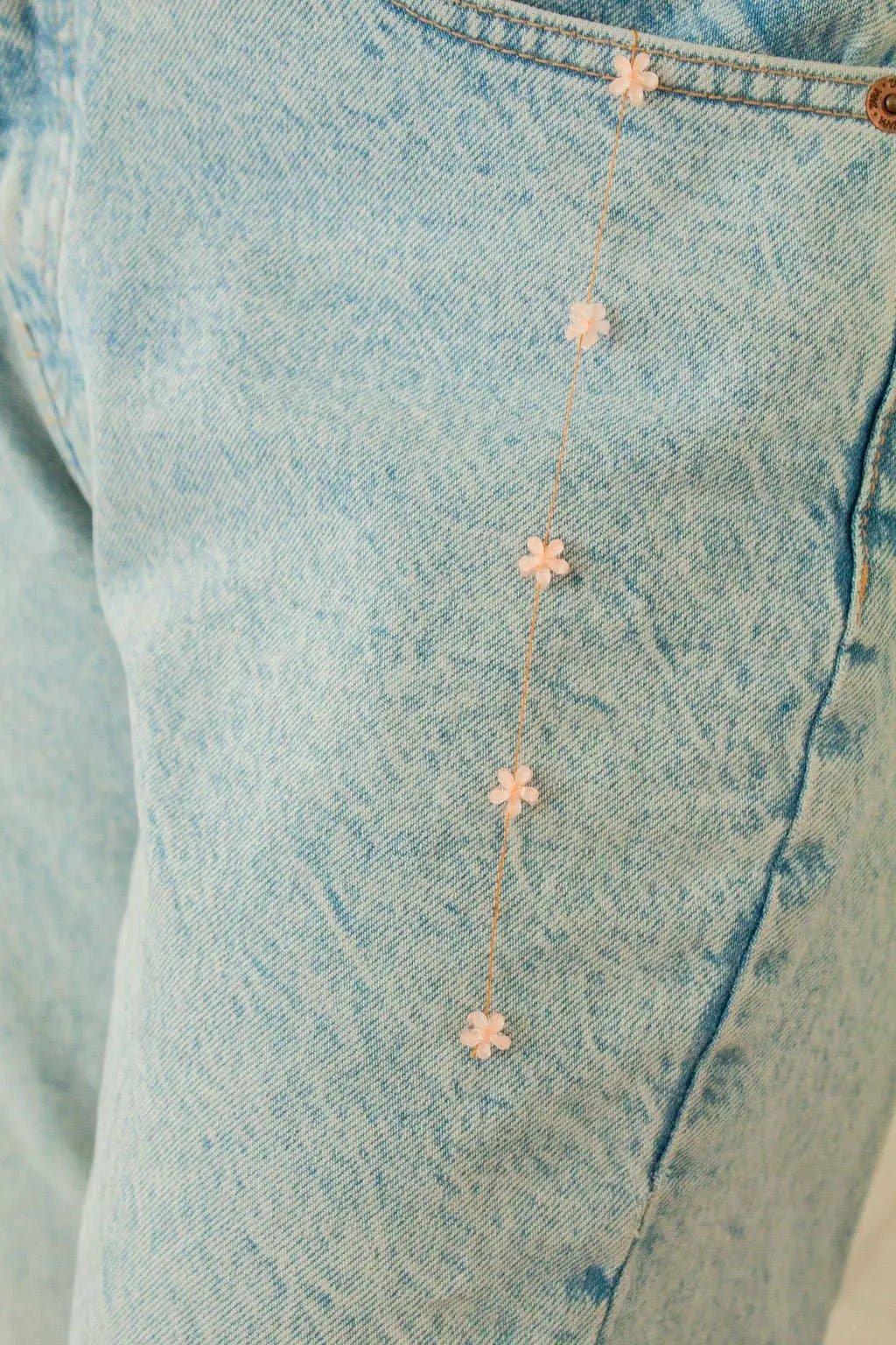 Shop ANDi The Crystal Peach Blossom Whisper Hair Chain - Hair Accessories hair chain
