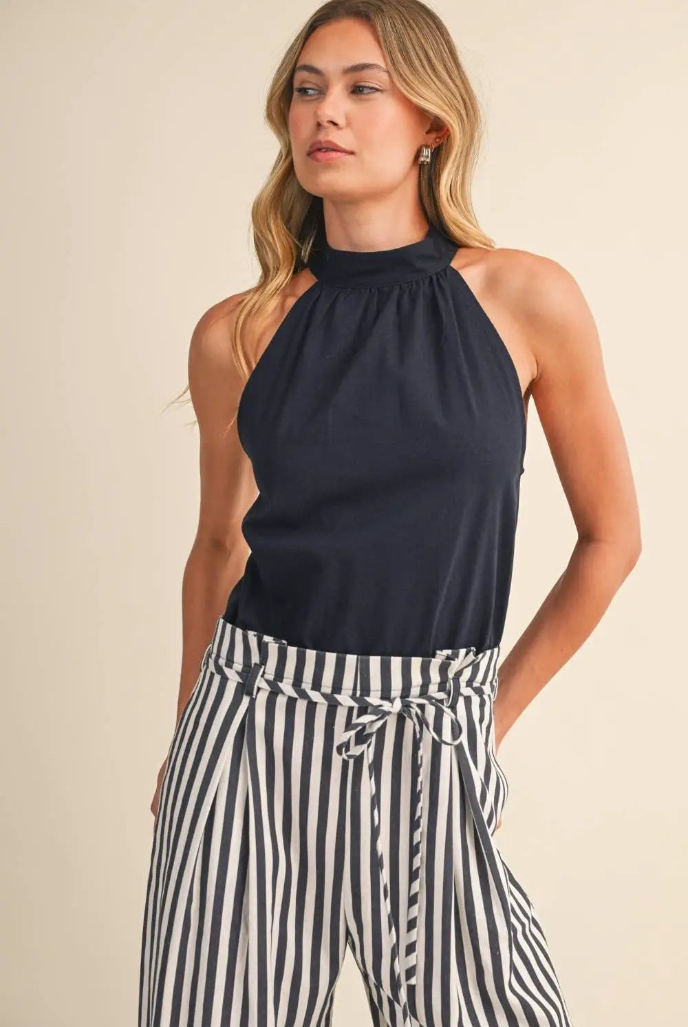 Klesis The Harborline Tie-Waist Jumpsuit - One-Pieces