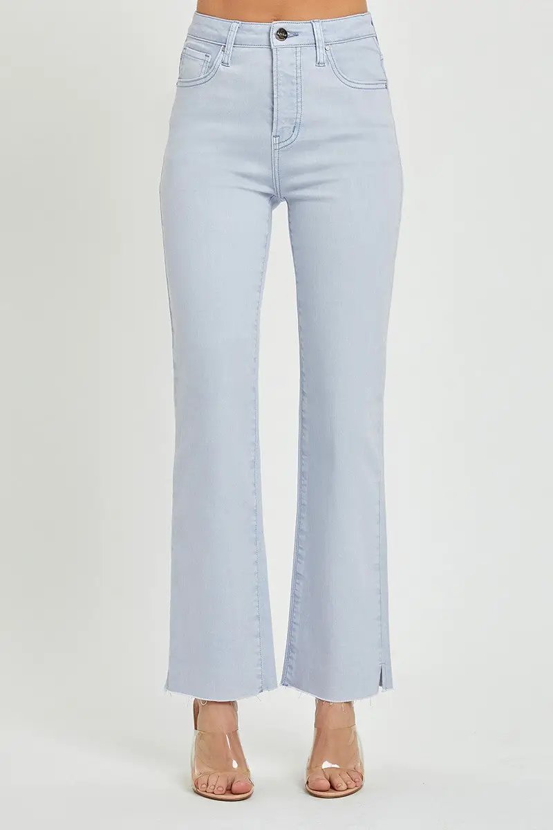 RISEN RISEN Acid Pink High Rise Tummy Control Straight Jean - Jeans