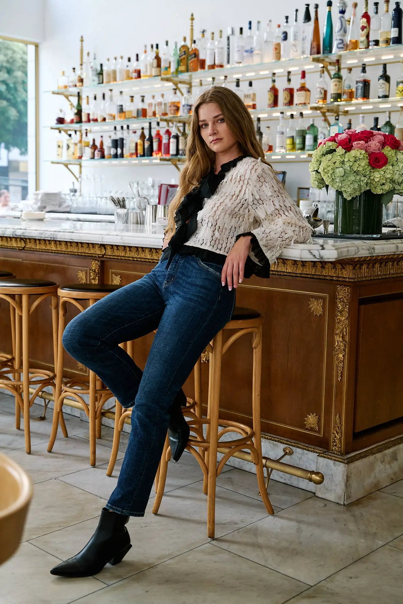 ARTEMIS VINTAGE Artemis Vintage Tummy Control High Rise Stretch Straight Jean - Jeans
