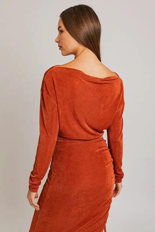 Le Lis After Hours Shimmer Knit Top – Matching Skirt Available - Clothing Tops