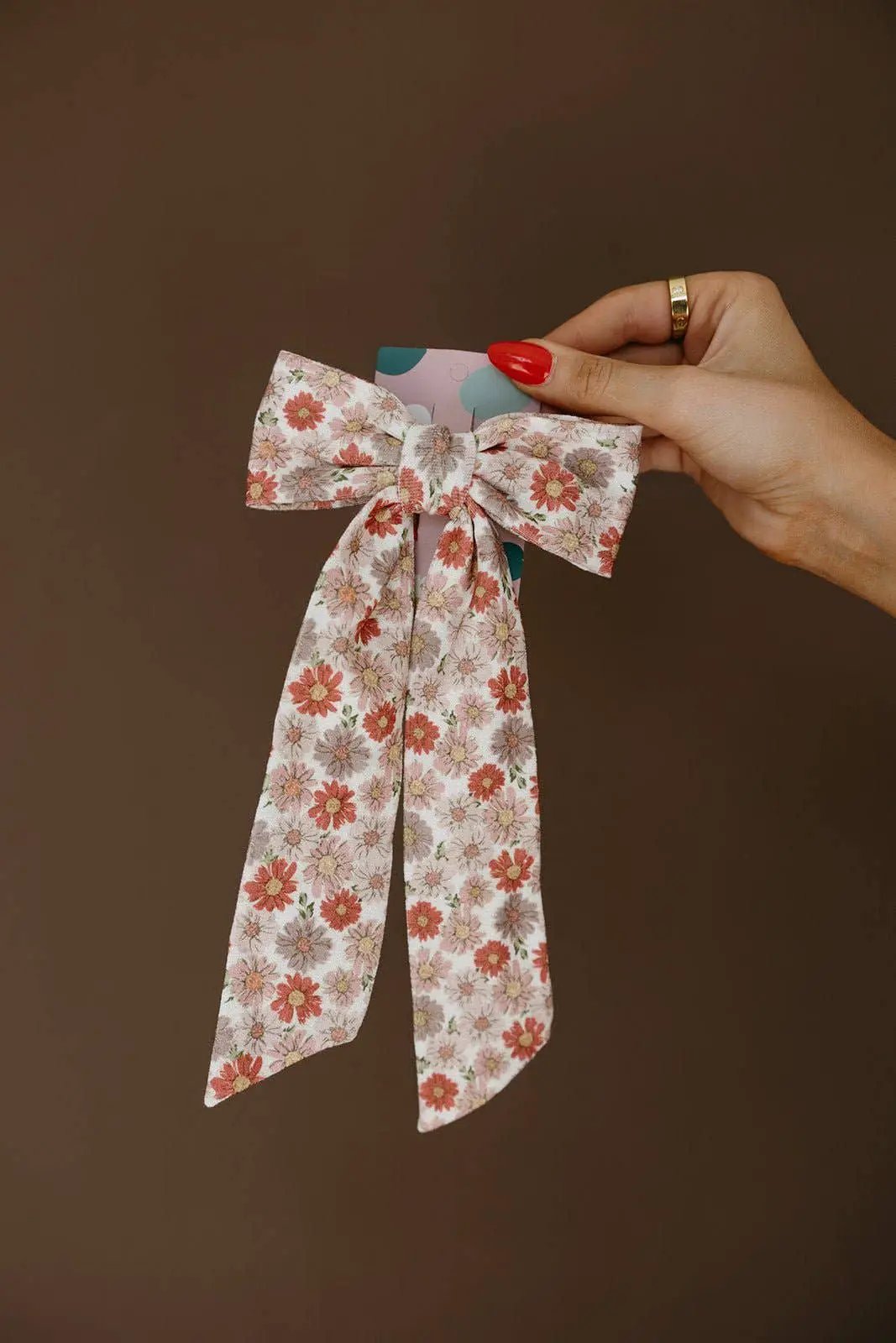 Shop ANDi The Gemma Vintage Floral Bow Barrette - Hair Pins, Claws & Clips Gemma Bow Barrette