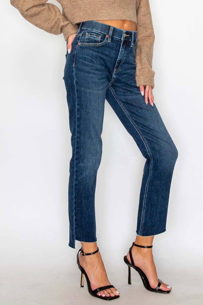 ARTEMIS VINTAGE Artemis Vintage Tummy Control High Rise Straight Jeans - Jeans