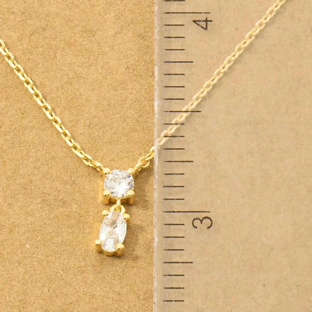 Fame Accessories The Silver Lining Necklace - Necklaces