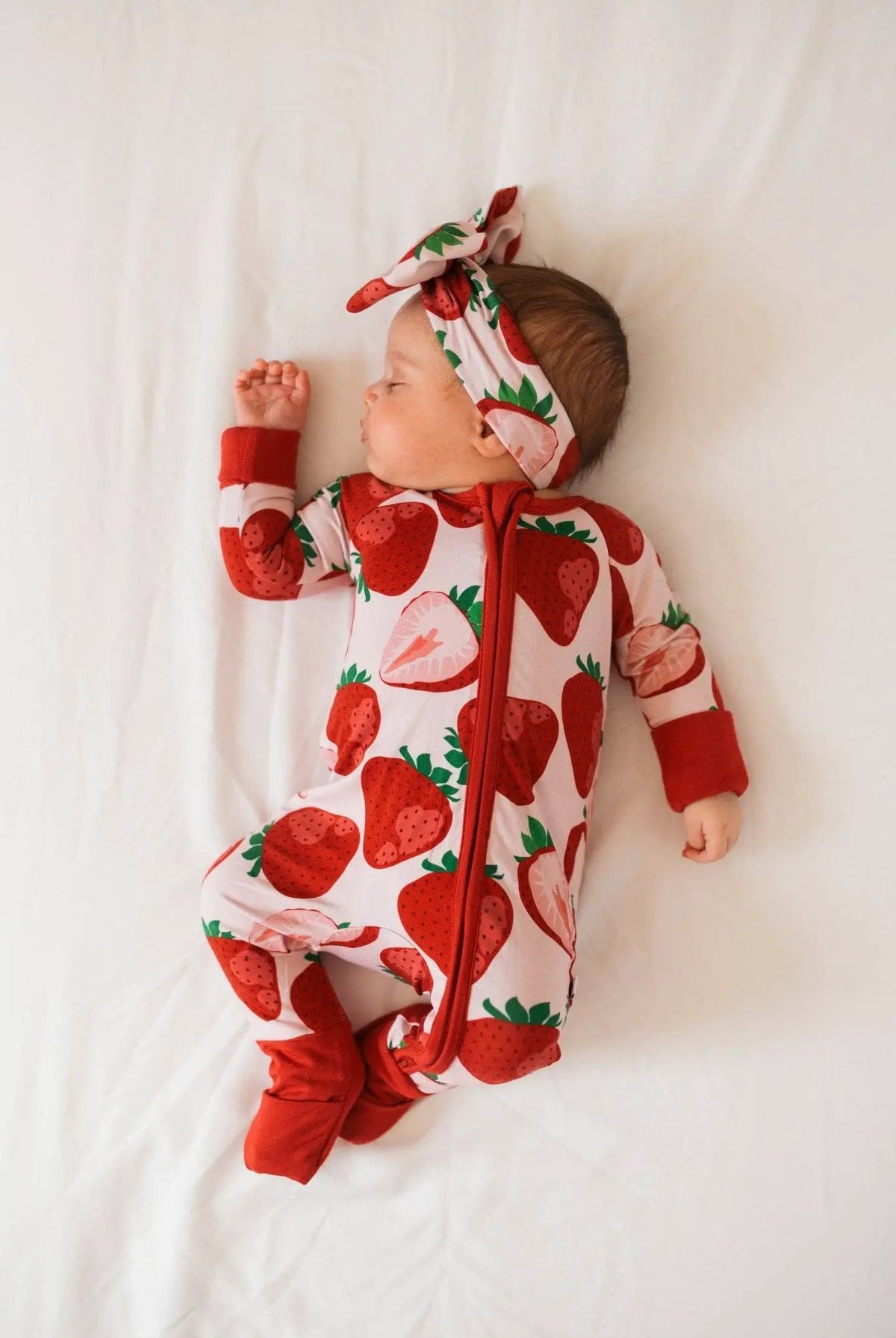 Jammie Session formerly Big Dreams Little Jammies Berry Sweet Bamboo Romper - Baby One-Pieces