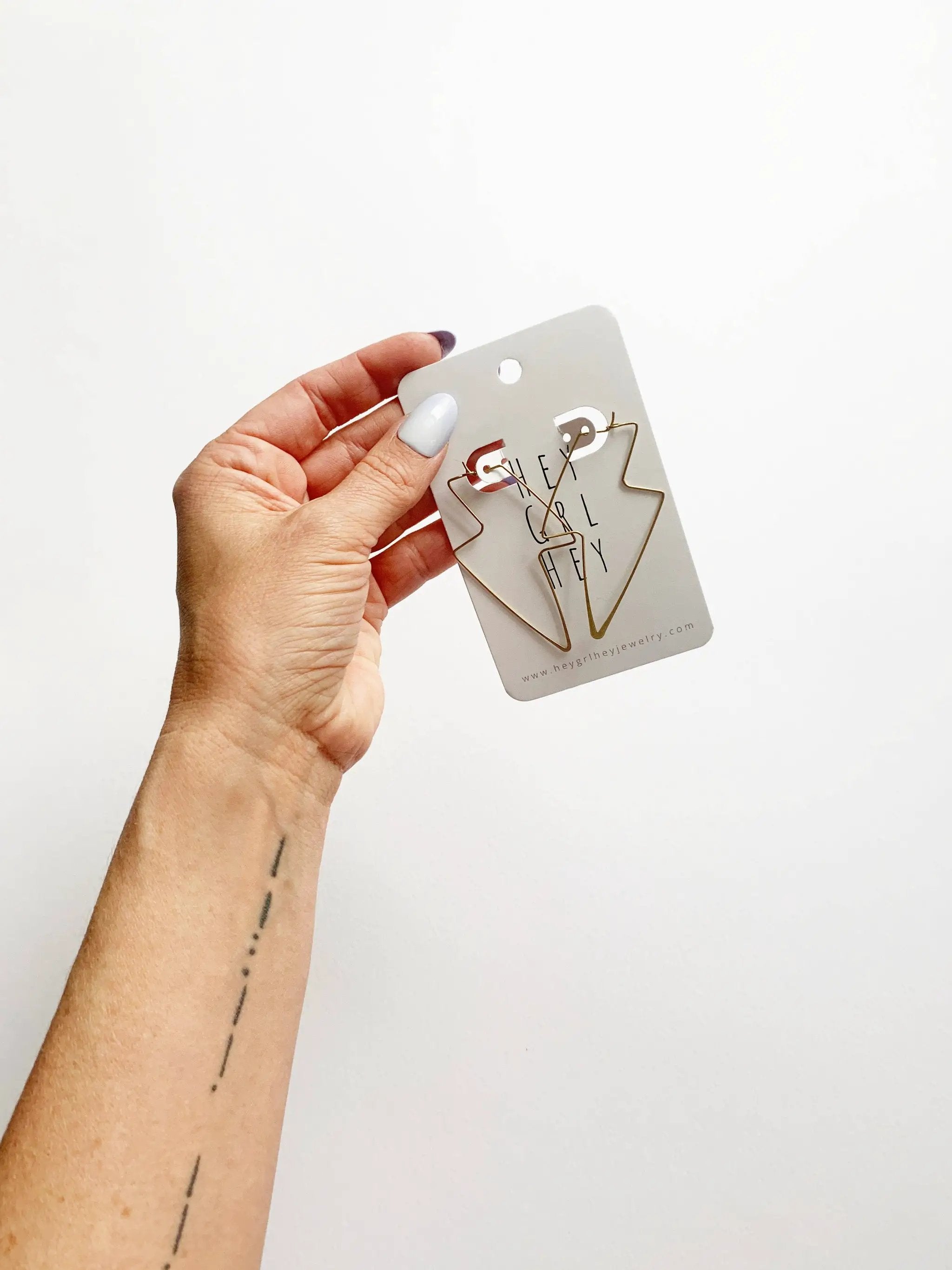 Hey Grl Hey Jewelry The Lightning Hoops - Earrings