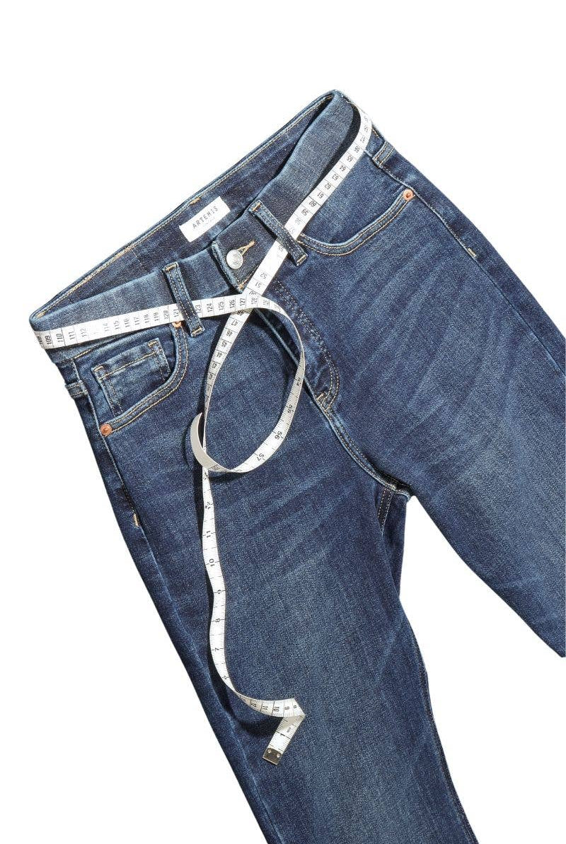 ARTEMIS VINTAGE Artemis Vintage Tummy Control Western Detail High Rise Straight Jean - Jeans