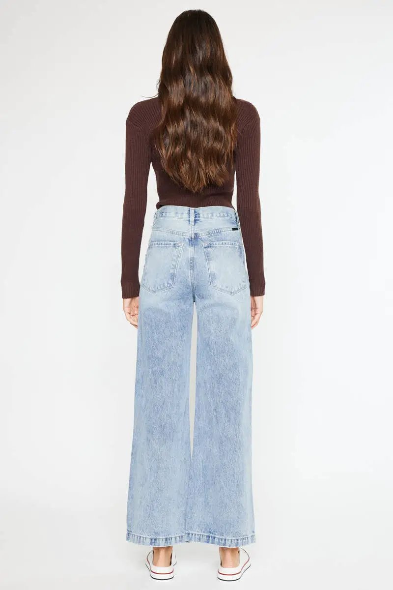 Kan Can USA 90’s Wide Leg Stone Wash Button Fly Denim Jeans - Jeans