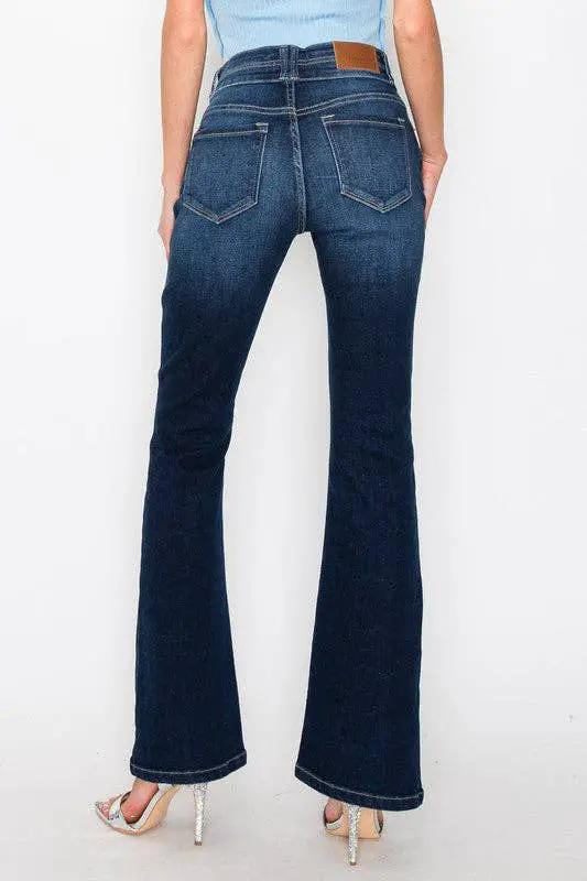 ARTEMIS VINTAGE The Artemis "Sculpt & Strut" Tummy Control High Rise Bootcut Jeans - Dark Stone Wash - Jeans jeans