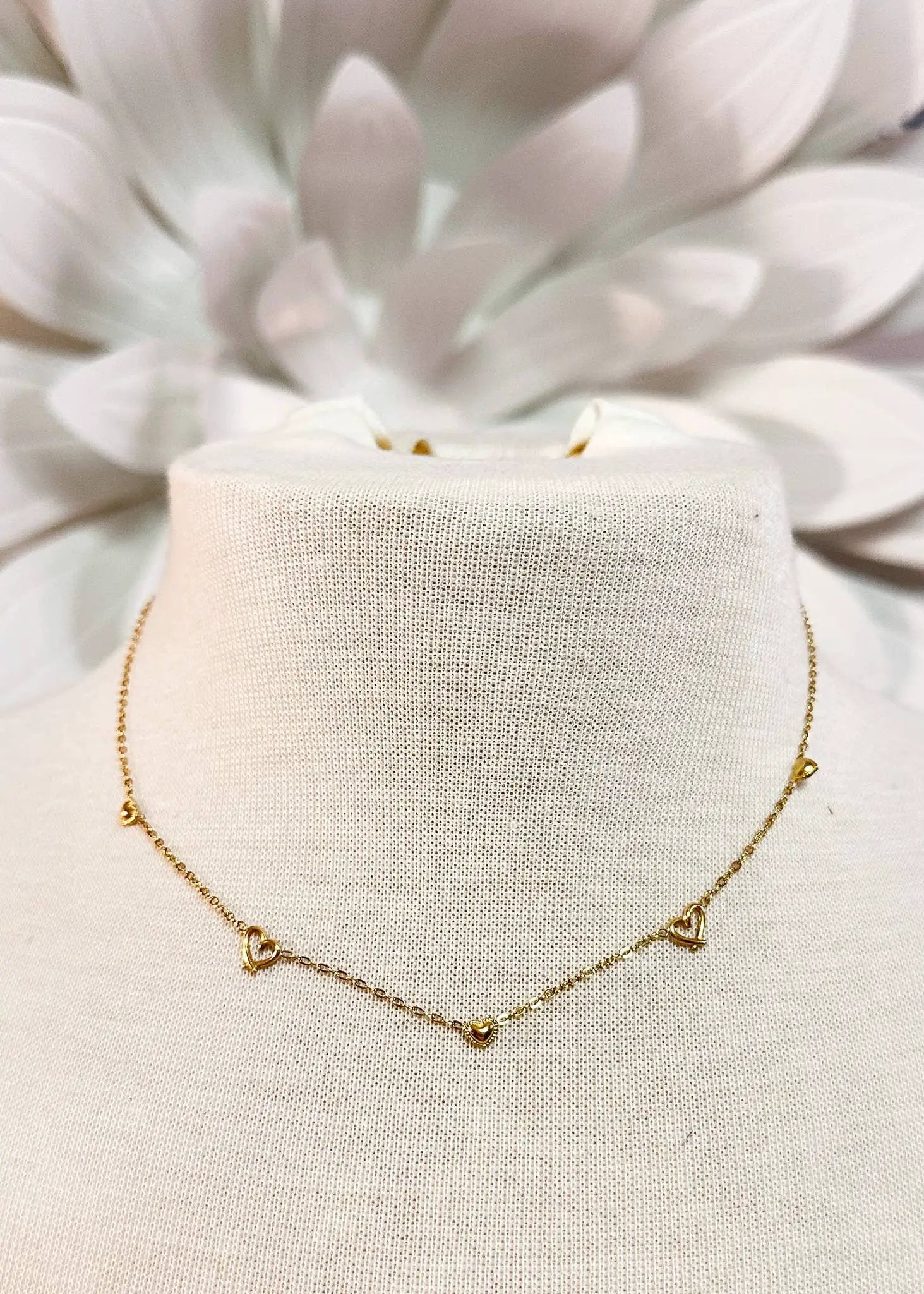Nette Road Wholesale Simple Style Shiny Heart Shape Chocker Necklace - Necklaces