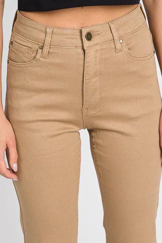 Petra 153 Raw Hem High Rise Straight - Pants