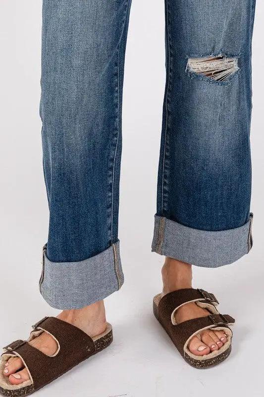 Petra 153 Double Cuffed Straight - Jeans