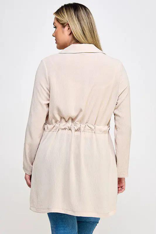 Haute Fox Soft Trench Jacket PLUS - Coats & Jackets Soft Trench Jacket