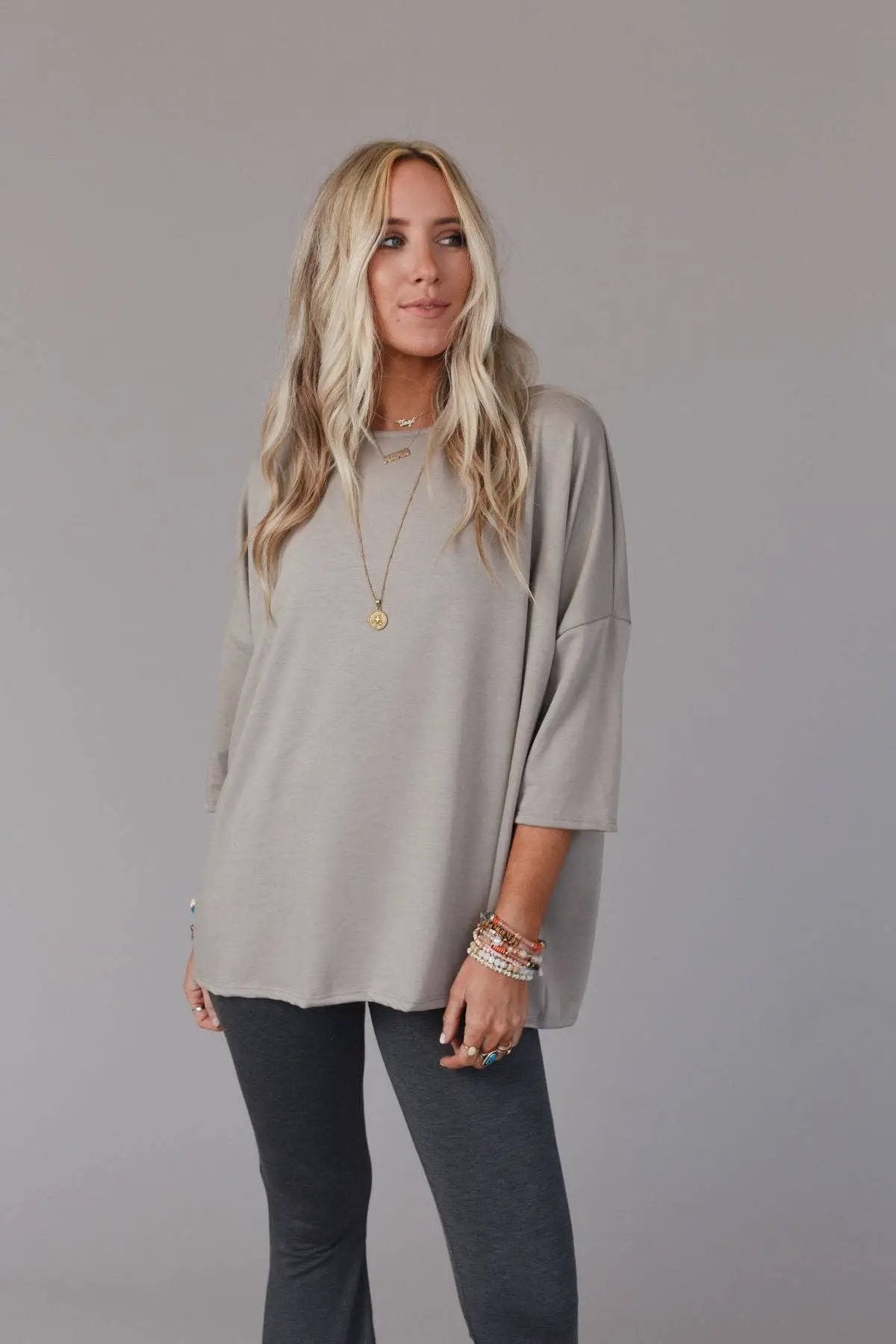 Three Bird Nest Three Bird Nest - Cozy Cool Oversized Tee - Coco: - T-Shirts