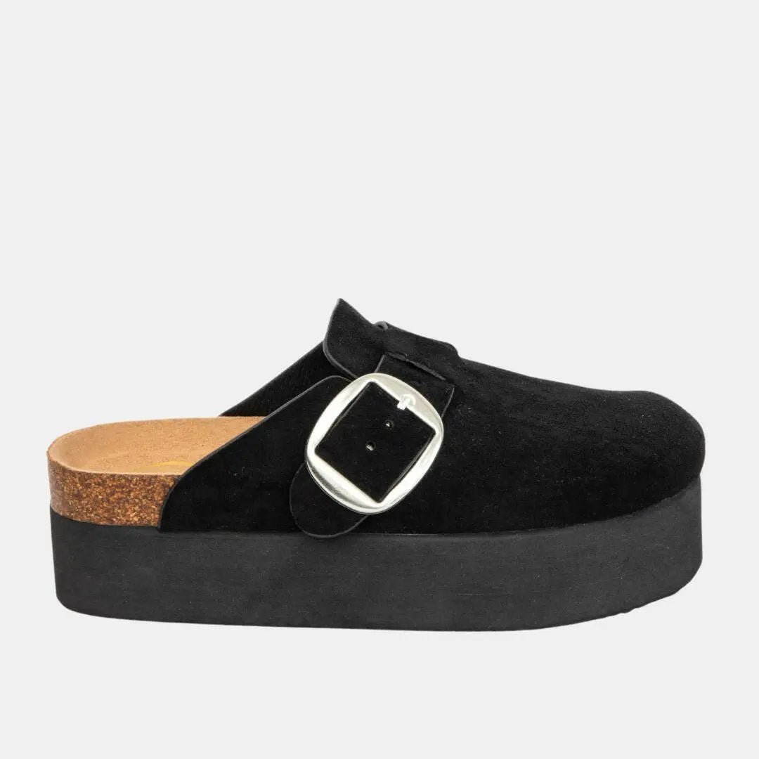 Maker's Fashion Now Jasmine Slip On Platform Clog - Sandals