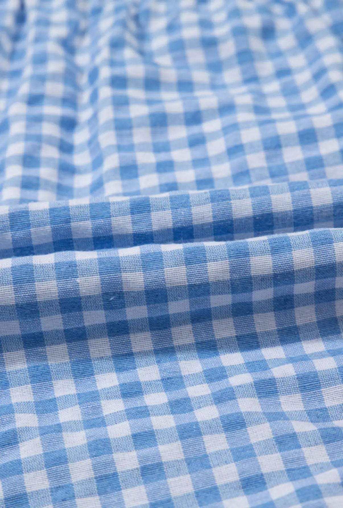 Grateful Threads Boutique Gingham High Waist Boxer Shorts – Trendy, Comfy & Flattering Fit - Short Trousers Gingham Printed High Waist Shorts