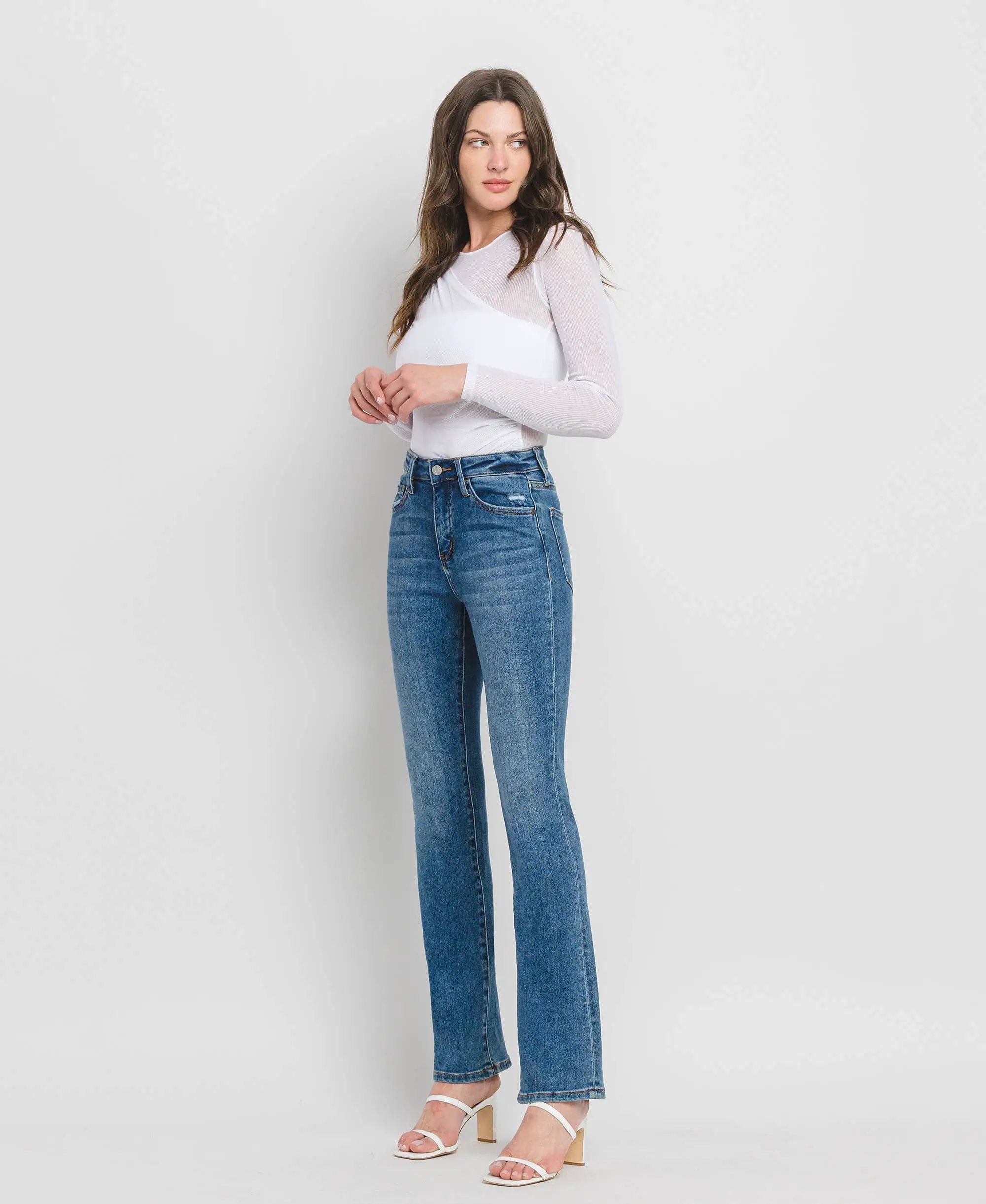 VERVET by FLYING MONKEY VERVET High Rise Bootcut Jeans - Jeans