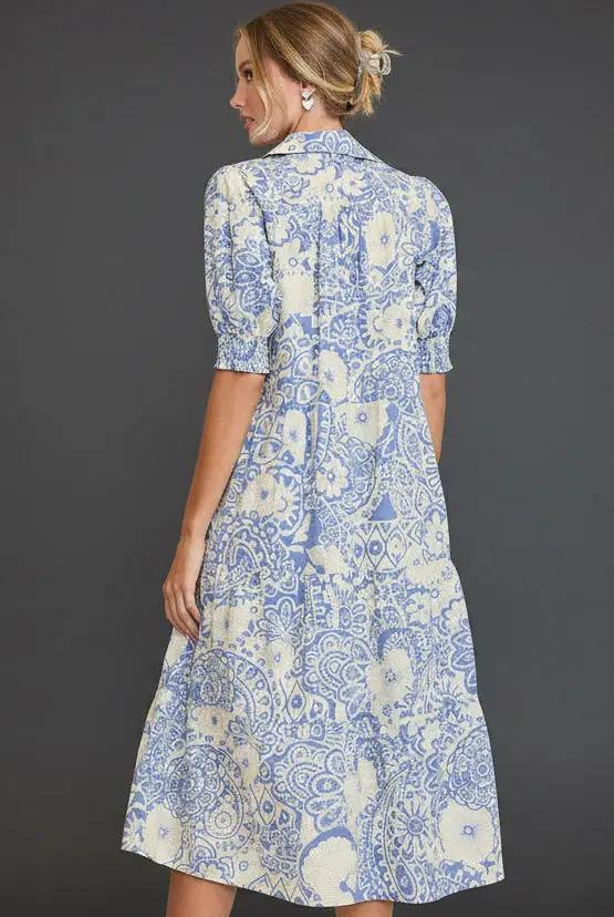 Umgee The Sweet Escape Tiered Midi Dress - Dresses